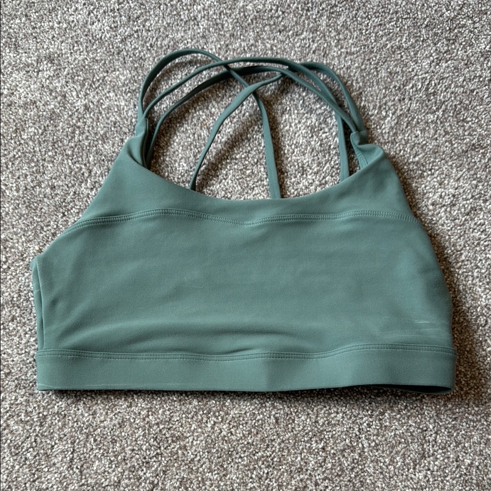 ZYIA Teal Strappy Sports Bra